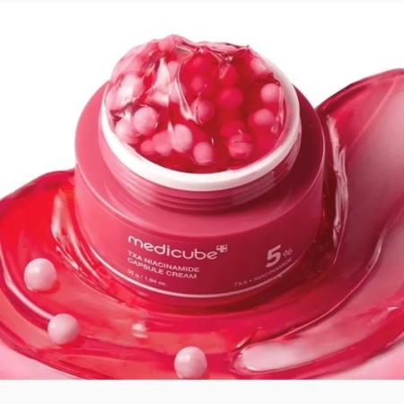 MEDICUBE TXA NIACINAMIDE CAPSULE CREAM - KOSMETYKI KOREAŃSKIE 55ml